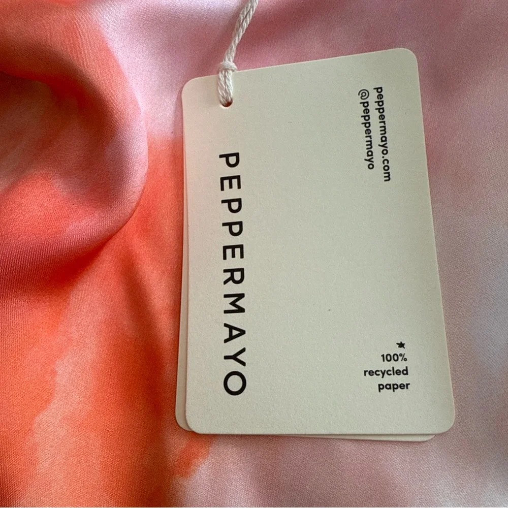 Peppermayo Winona Halter Slip Dress Size 8 - Picture 5 of 7